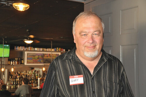 The Rev. Gary Hicks stands at Brook Hill UMC’s microsite: the Blue Side Tavern in Frederick.
